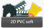 Clés USB 2D PVC soft publicitaires