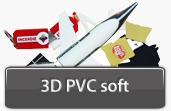 Clés USB 3D PVC publicitaires