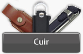 Clés USB Cuir publicitaires