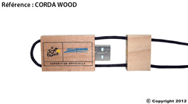 clé usb publicitaire bois corda-wood