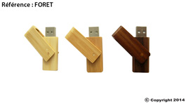 clé usb personnalisable foret