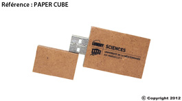 clé usb personnalisable paper-cube