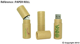 clé usb personnalisable paper-roll