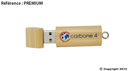 clé usb publicitaire bois premium