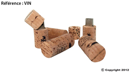 clé usb personnalisable vin