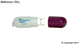 clé usb personnalisable pill