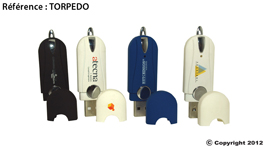 clé usb personnalisable torpedo