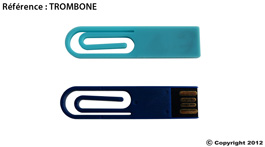 clé usb personnalisable trombone