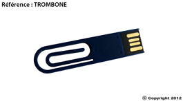 clé usb personnalisable trombone