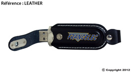 clé usb personnalisable leather