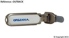 clé usb publicitaire cuir outback