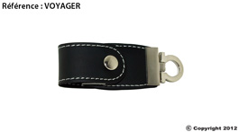 clé usb publicitaire cuir voyager