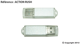 clé usb personnalisable action rush