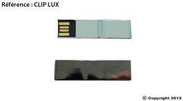 clé usb personnalisable clip luxe
