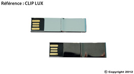 clé usb personnalisable clip luxe