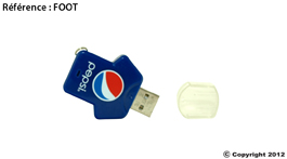 clé usb personnalisable foot