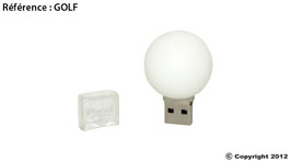 clé usb personnalisable golf