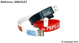 clé usb publicitaire tendance bracelet