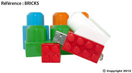 Clé usb personnalisée Bricks