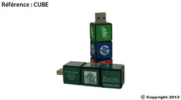 clé usb personnalisable cube