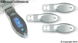 clé usb personnalisable lumineux