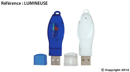 clé usb personnalisable lumineux