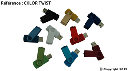 clé usb personnalisable color twist