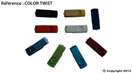 clé usb personnalisable color twist