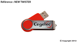 clé usb publicitaire twister new twist