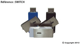 clé usb personnalisable switch