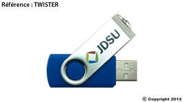 Clé usb personnalisée Twister