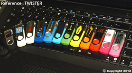 clé usb personnalisable twister